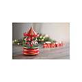 Mini carousel music box