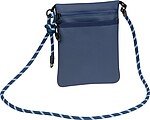 Mobile phone pouch, navy heather