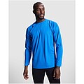 Montecarlo long sleeve mens sports t-shirt, fluor yellow