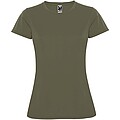 Montecarlo short sleeve womens sports t-shirt, militar green