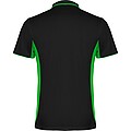 Montmelo short sleeve unisex sports polo, black, size M