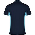 Montmelo short sleeve unisex sports polo, navy blue, size M