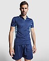 Montmelo short sleeve unisex sports polo, red, size L