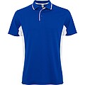 Montmelo short sleeve unisex sports polo, royal blue, size L