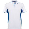 Montmelo short sleeve unisex sports polo, white, size L