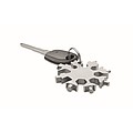 Multi-tool 17-in-1 stainless steel snowflake shaped
