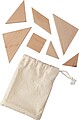 Natural wooden tangram puzzle Ulrike