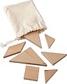 Natural wooden tangram puzzle Ulrike