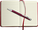 Note book with a soft PU coverPale green