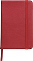 Note book with a soft PU coverRed