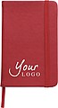 Note book with a soft PU coverRed