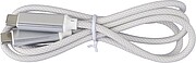 Nylon charging cable 100W Gerd, light grey