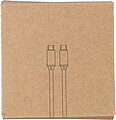Nylon charging cable Jacob, black