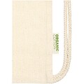 Odisha 100 g/m2 OCS organic drawstring bag 5L, natural