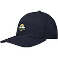 Onyx 5 panel Aware™ recycled cap, navy