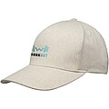 Onyx 5 panel Aware™ recycled cap, oatmeal