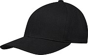 Opal 6 panel Aware™ recycled cap, solid black