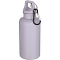 Oregon 400 ml solid colour RCS recycled plastic water bottle with carabiner, lilac