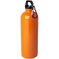 Oregon 750 ml RCS certified single wall stainless steel water bottle with carabiner, orange
