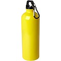 Oregon 750 ml RCS certified single wall stainless steel water bottle with carabiner, yellow