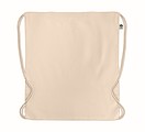 Organic cotton drawstring bag