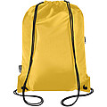 Oriole RPET drawstring bag with zipped front pocket 5L