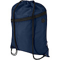 Oriole RPET drawstring bag with zipped front pocket 5L