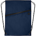 Oriole RPET drawstring bag with zipped front pocket 5L