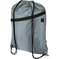 Oriole RPET drawstring bag with zipped front pocket 5L