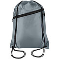 Oriole RPET drawstring bag with zipped front pocket 5L