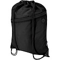 Oriole RPET drawstring bag with zipped front pocket 5L