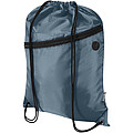 Oriole RPET drawstring bag with zipped front pocket 5L