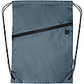 Oriole RPET drawstring bag with zipped front pocket 5L