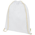 Orissa 140 g/m2 GOTS organic cotton drawstring backpack 5L