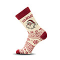Pair of Christmas socks L, beige