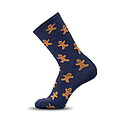 Pair of Christmas socks L, blue