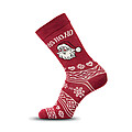 Pair of Christmas socks L, burgundy