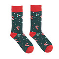 Pair of Christmas socks L, green
