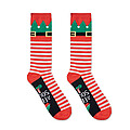 Pair of Christmas socks M, white/red