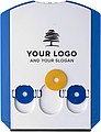 Parking disc, scraper, coinsCobalt blue