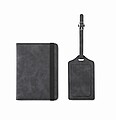 Passport and luggage tag set, stone grey