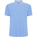 Pegaso Premium short sleeve mens polo, sky blue