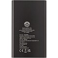 Pep 4000 mAh Type-C recycled aluminium power bank, titanium