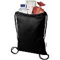 Peru Blend 180 g/m2 GRS recycled drawstring bag 5L, black