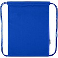 Peru Blend 180 g/m2 GRS recycled drawstring bag 5L, royal blue