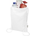 Peru Blend 180 g/m2 GRS recycled drawstring bag 5L, white