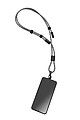 PIERRE CARDIN AUDREY Crossbody phone holder lanyard, black/white