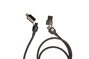PIERRE CARDIN DONNES Magnetic 100W fast charging and data cable, grey