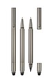 PIERRE CARDIN HELENE Elegant 2-in-1 ballpoint pen and endless pencil, black