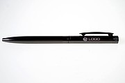PIERRE CARDIN RENEE SET Set of ballpoint pen and roller, gunmetal